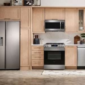 Samsung Refrigerator 22 cu. ft. Counter Depth Side-by-Side in Stainless Steel
