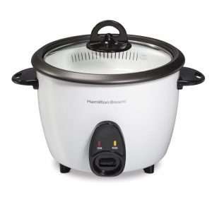 Hamilton Beach 16 Cup Glass Lid Rice Cooker 37516