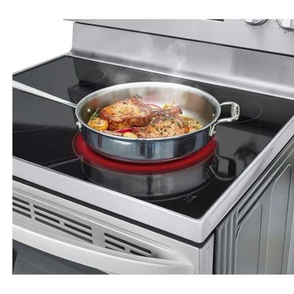 LREL6323S 6.3 cu ft. Smart Wi-Fi Enabled Fan Convection Electric Range with Air Fry & EasyClean